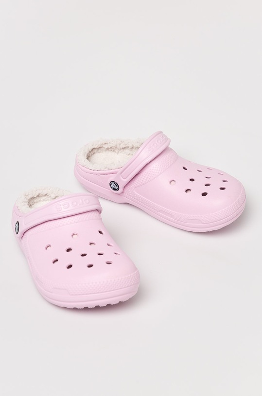 Crocs papuci 203591.CLASSIC.LINED.BL roz AA00