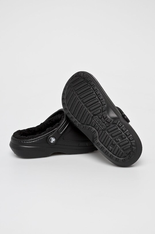 Взуття Crocs Шльопанці Classic Lined Clog 203591.CLASSIC.LINED.BL чорний