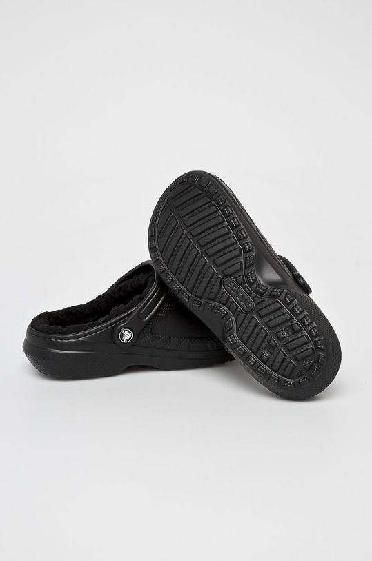 Shoes Crocs sliders 203591.CLASSIC.LINED.BL black