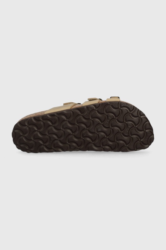 Шкіряні шльопанці Birkenstock Franca 1015931.BRWN коричневий