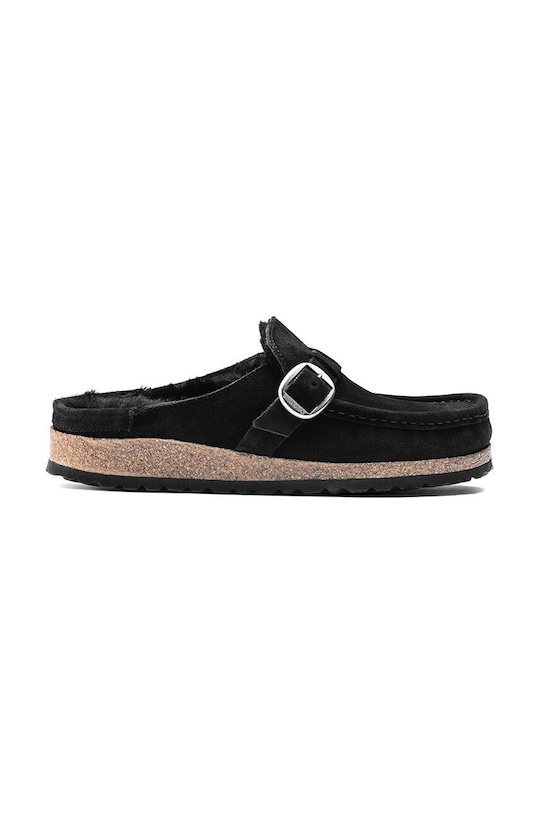 Natikače od brušene kože Birkenstock Buckley Shearling ostalo crna 1018126