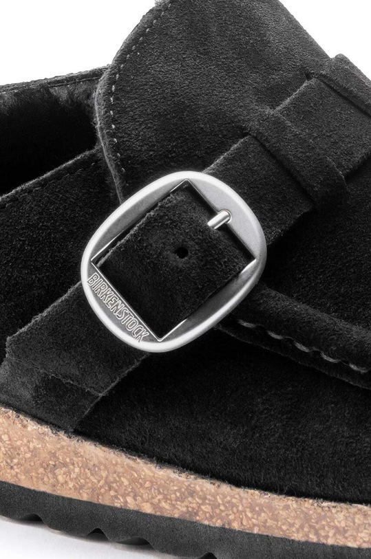 Obuća Natikače od brušene kože Birkenstock Buckley Shearling 1018126 crna