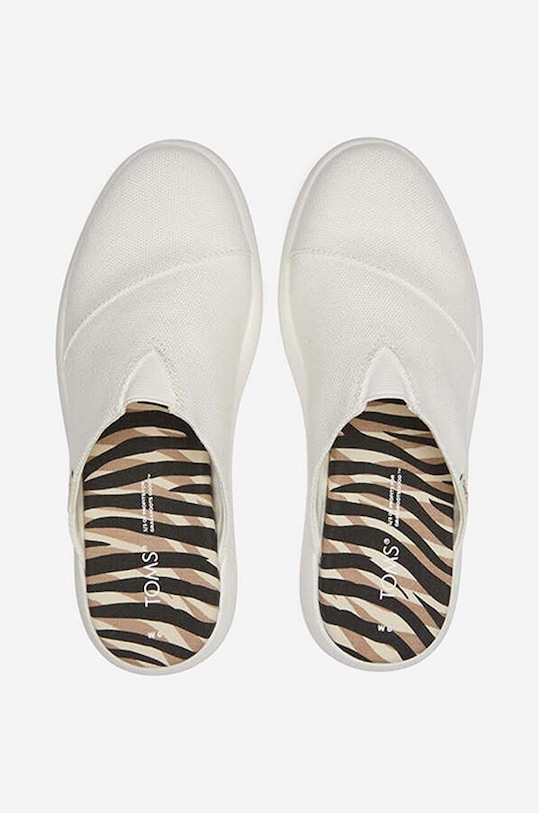 Обувь Шлепанцы Toms Canvas Mallow Mule Alpargata 10017884 белый
