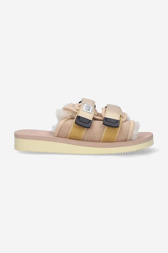 Suicoke sliders suede beige MOTO.M2AB.BEIGE
