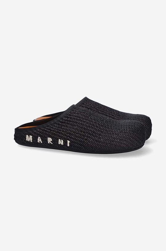 Marni klapki Sabot SBMS006801.P3860.ZO166 czarny