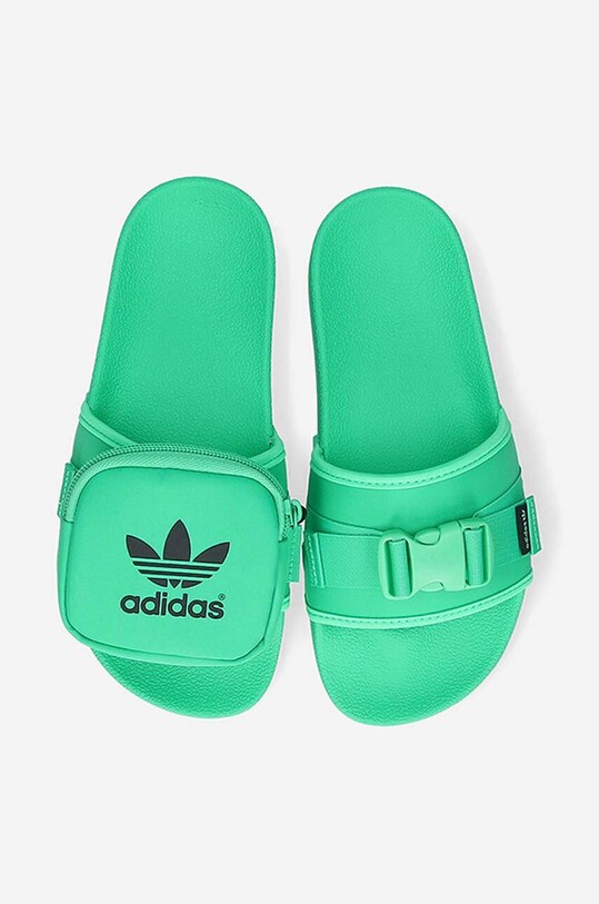 Παντόφλες adidas Originals Pouchylet πράσινο GZ4330