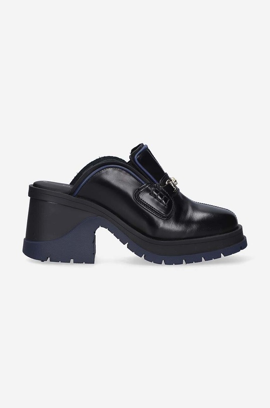 Кожаные шлепанцы Filling Pieces Gali Mule кирпичик чёрный 56133211861
