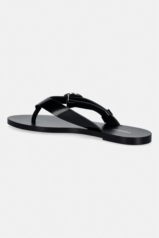 Obuwie Coperni japonki skórzane C-logo COPSH96F6045 czarny