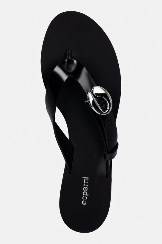 Coperni japonki skórzane C-logo czarny COPSH96F6045