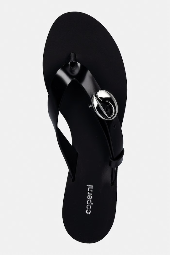 Coperni japonki skórzane C-logo czarny COPSH96F6045