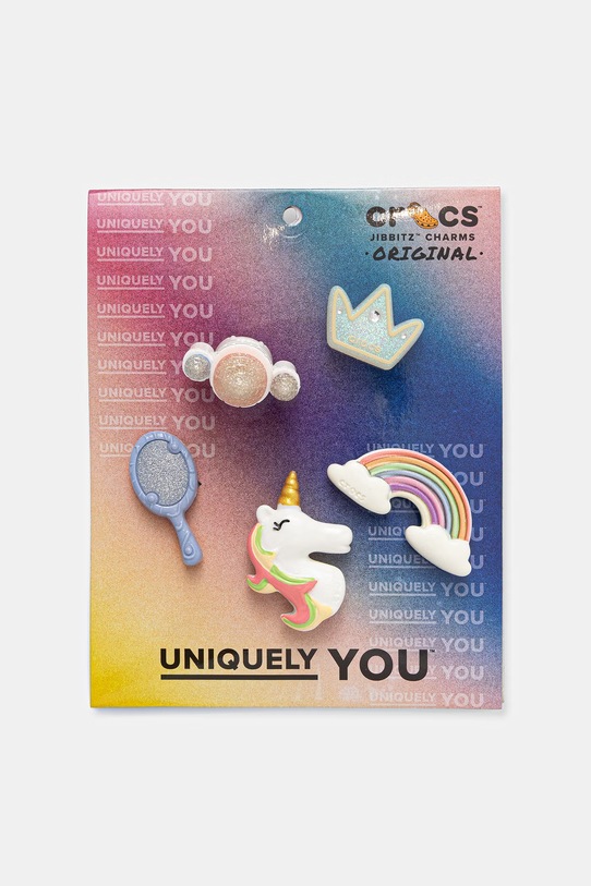 Crocs dziecięce przypinki do obuwia Pretty Princess 5 Pack biały 10018195.Pretty.Princes