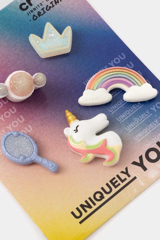 Crocs dziecięce przypinki do obuwia Pretty Princess 5 Pack 10018195.Pretty.Princes biały AA00