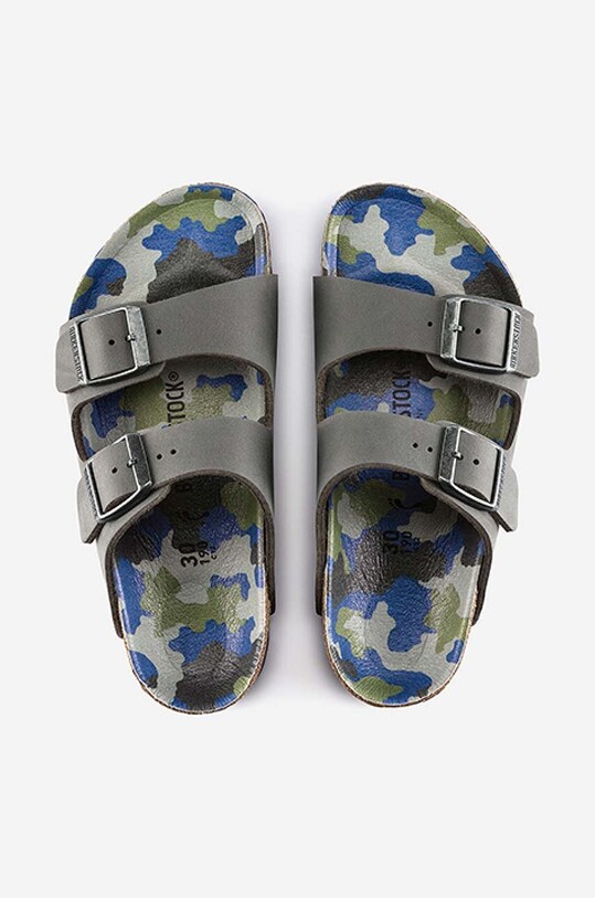 Дитячі шльопанці Birkenstock Arizona Desert Soil сірий 1022533