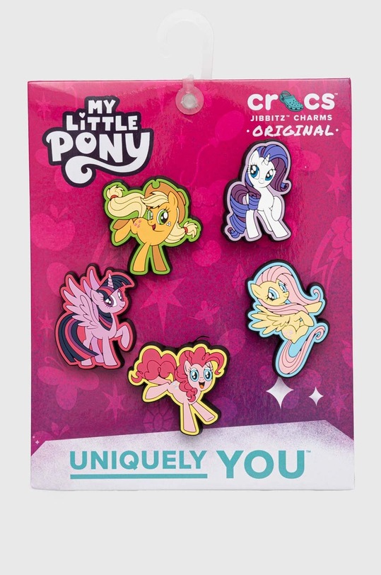 Připínačky pro dětské boty Crocs 5-pack vícebarevná My.Little.Pony.5Pck