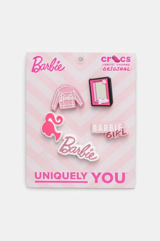 Дитячі значки для взуття Crocs 5-pack Казкові герої барвистий Barbie.5Pck