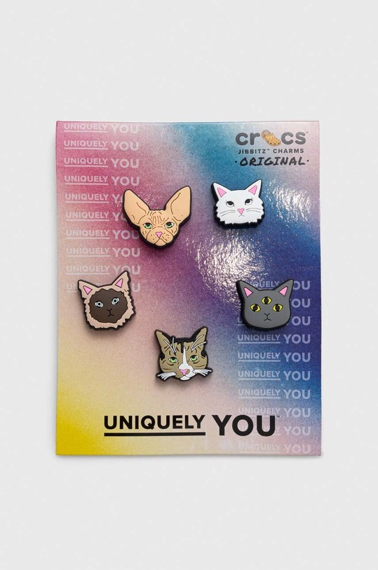 Crocs przypinki do obuwia 5-pack multicolor Odd.Kitties.5.Pack