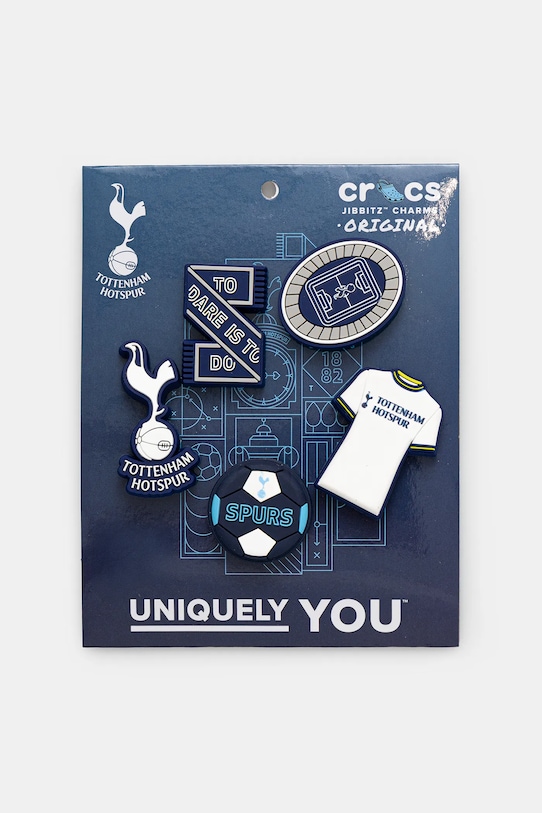 Crocs przypinki do obuwia Tottenham 5Pck 5-pack granatowy 10012076.Tottenham.5Pck