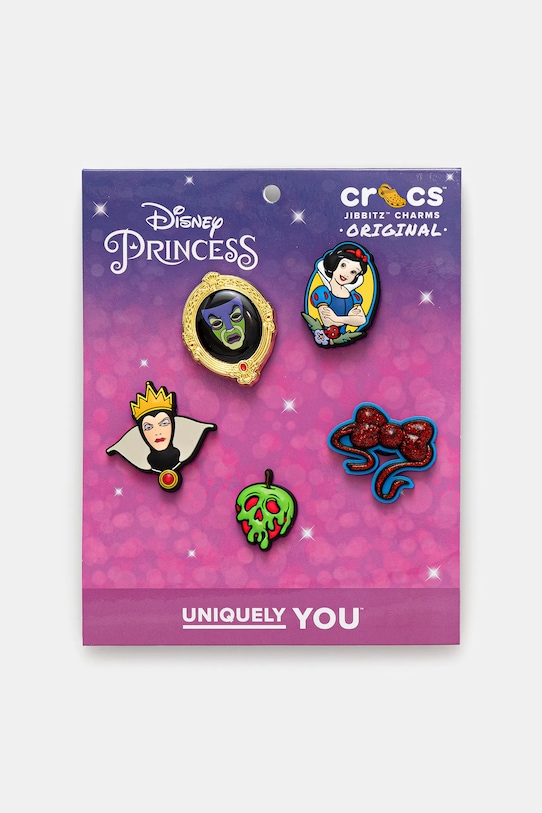 Crocs jibbitz încălțăminte pentru copii Snow White 5Pck 5-pack Personaje de basm albastru 10012731.Snow.White.5Pc