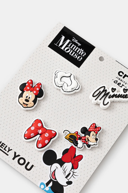 Crocs przypinki do obuwia Minnie Dress 5PK 5-pack 10014479.Minnie.Dress biały AA00