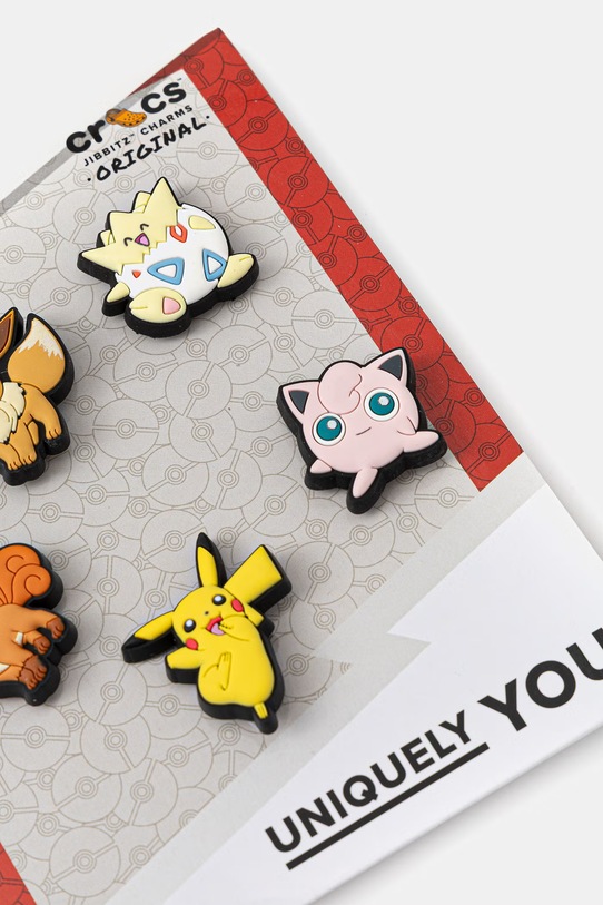 Crocs dziecięce przypinki do obuwia Pokemon Character 5 Pck 10015225.Pokemon.Charac żółty AA00
