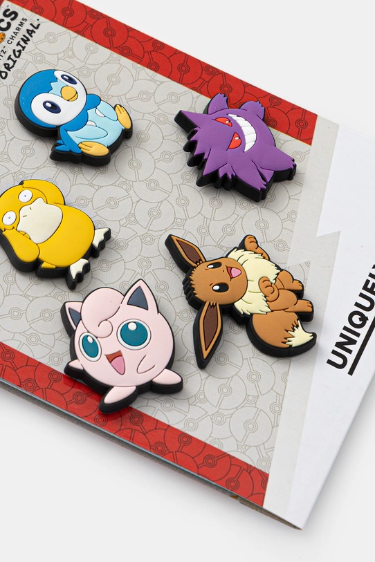 Připínačky na dětské boty Crocs Pokemon Assrtd 5 Pck 5-pack 10015746.Pokemon.Assrtd vícebarevná AA00