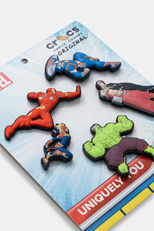 Crocs przypinki do obuwia dziecięce Avengers Heroes 5PCk 5-pack 10015112.Avengers.Heroe multicolor AA00