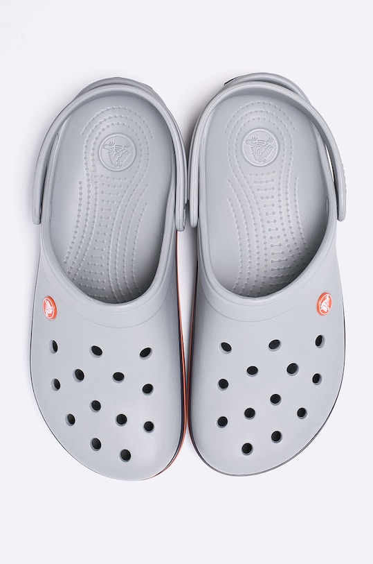Šľapky Crocs Crocband Crocband 11016.LightGreyNavy sivá SS21