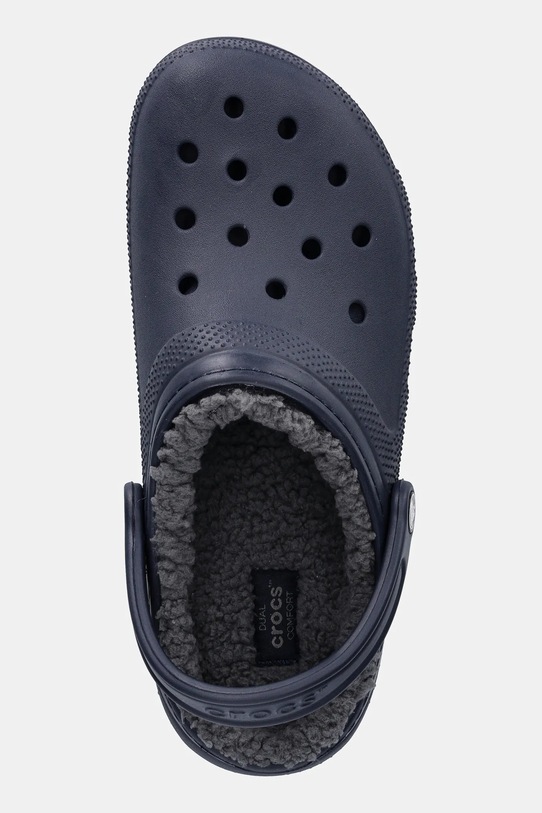 Bavlněné tričko Crocs Classic Lined Clog námořnická modř 203591.CLASSIC.LINED