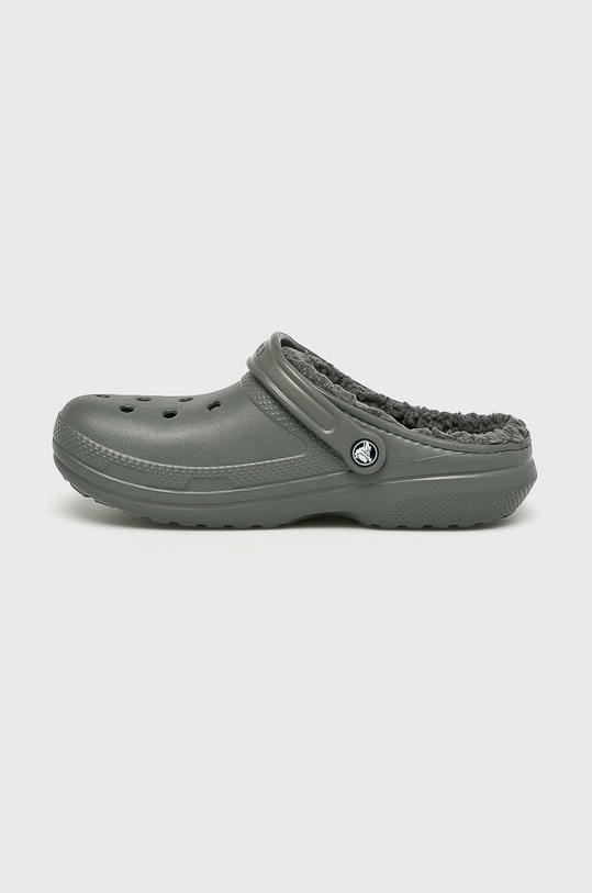 Încălțăminte Crocs papuci Classic Lined Clog 203591.CLASSIC.LINED gri