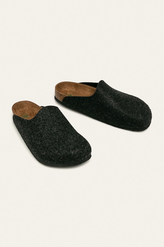 Birkenstock - Kapcie Amsterdam 559121 szary AA00