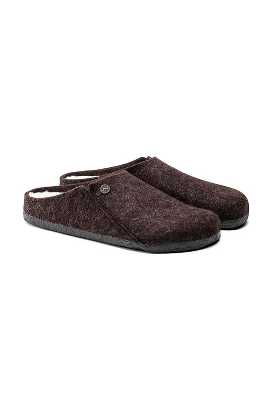 Obuwie Birkenstock kapcie Zermatt Rivet 1016570.MCH brązowy