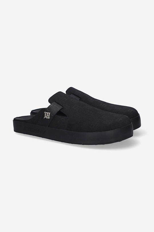 MISBHV leather sliders The La 022BM306 black