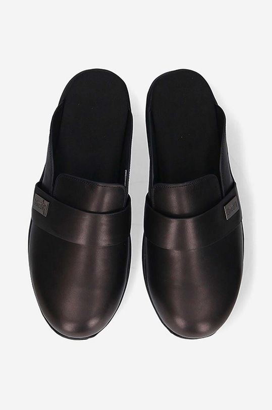 Suicoke klapki skórzane x Tom Wood czarny 316LTW.LTW