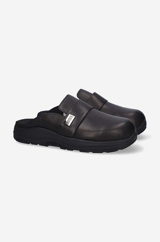 Suicoke klapki skórzane x Tom Wood 316LTW.LTW czarny