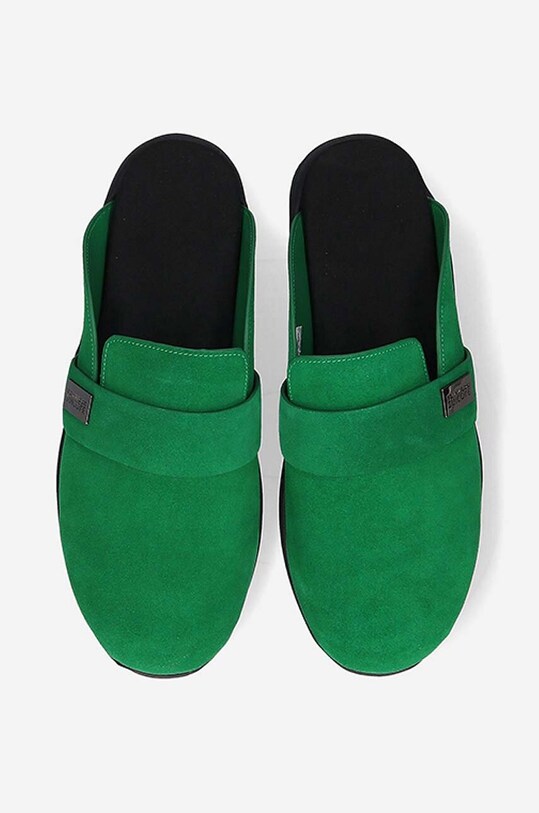 Suicoke klapki zamszowe x Tom Wood zielony 316STW.STW