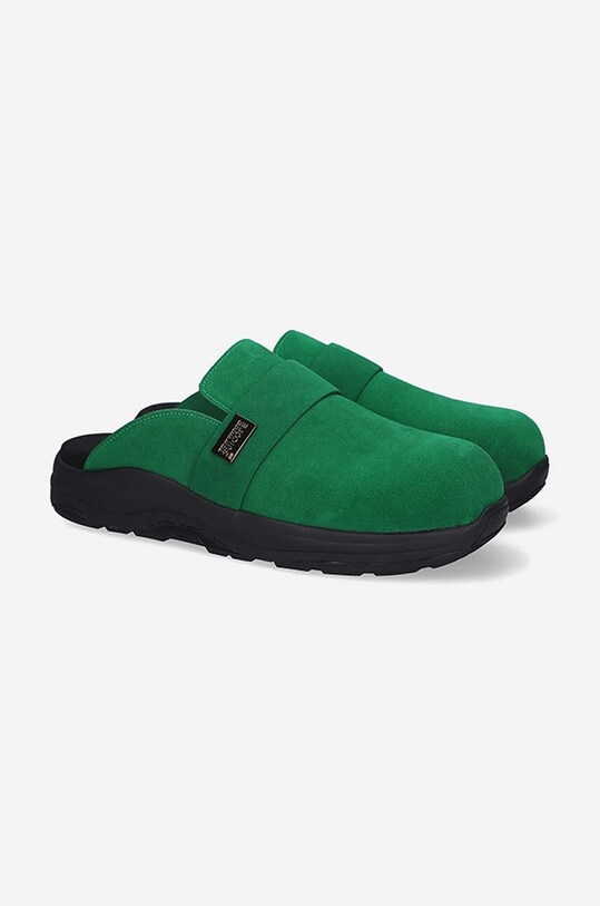 Замшеві шльопанці Suicoke x Tom Wood 316STW.STW зелений