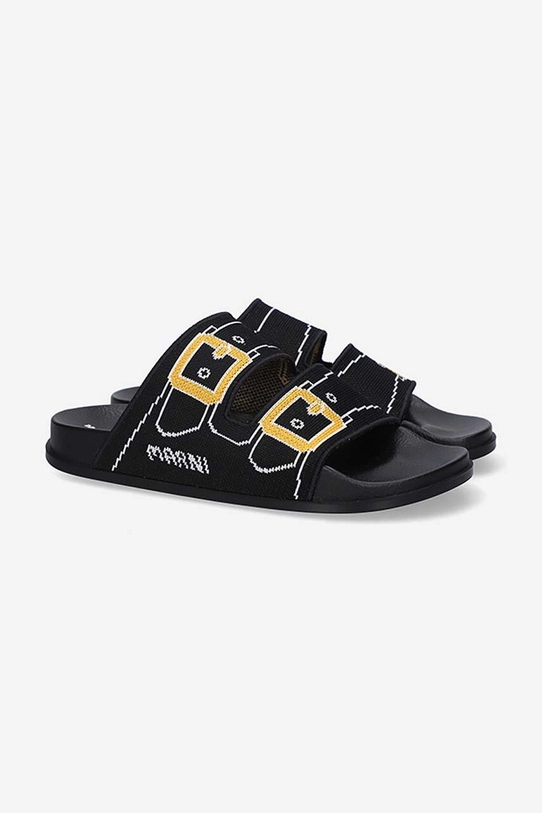 Marni ciabatte slide Sandal SAMR003802.P4547 nero