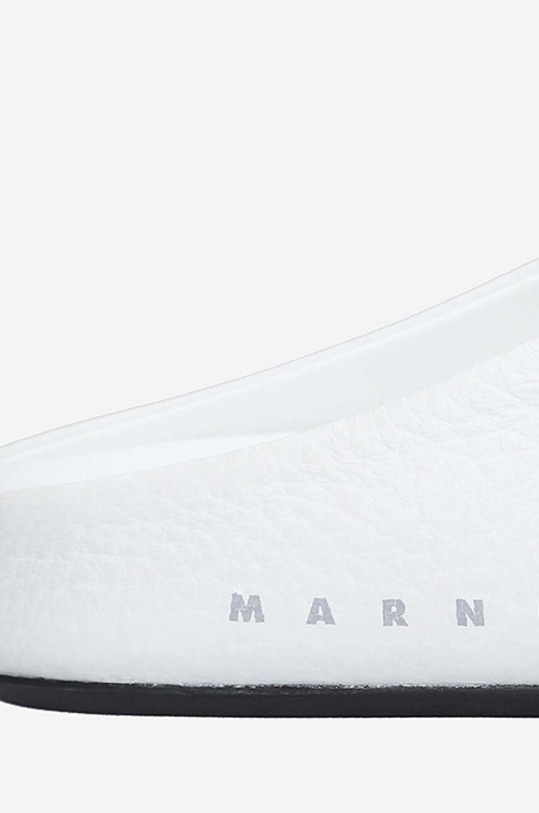 Marni klapki skórzane Sabot SBMR001400.P4554.00W01