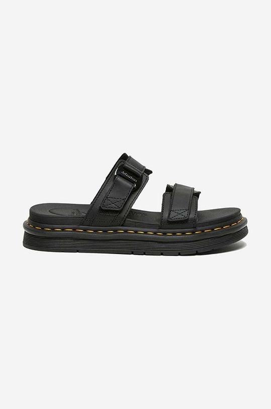 Dr. Martens leather sliders Chilton black 25766001
