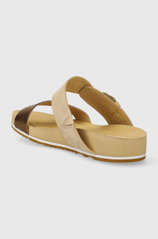 Παπούτσια Δερμάτινες παντόφλες Timberland Malibu Waves 2 A2PQM μπεζ