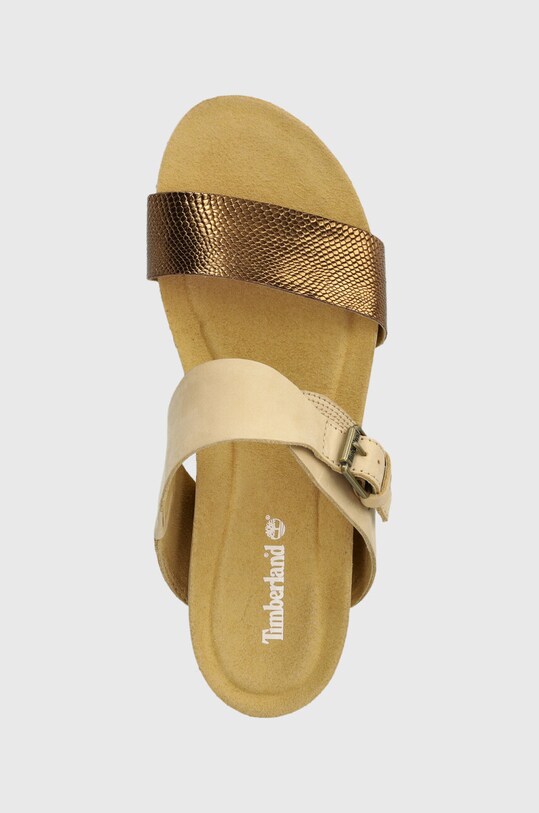 Δερμάτινες παντόφλες Timberland Malibu Waves 2 μπεζ A2PQM