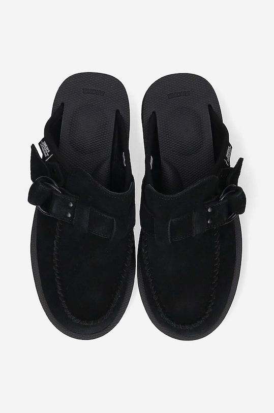 Semišové pantofle Suicoke černá LEMI.SAB