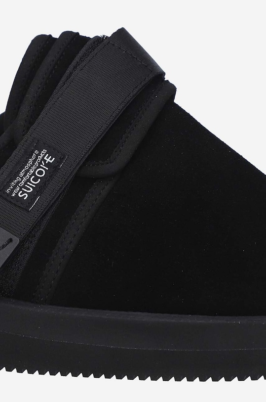 Suicoke klapki zamszowe ZAVO-VS ZAVO.VS czarny AA00
