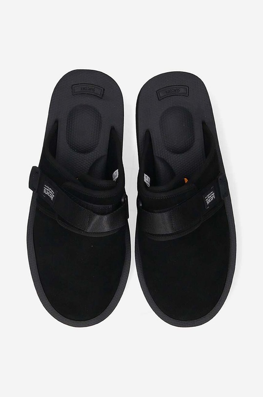 Obuwie Suicoke klapki zamszowe ZAVO-VS ZAVO.VS czarny