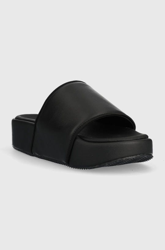 Y-3 klapki skórzane Slide FZ6403 czarny AA00