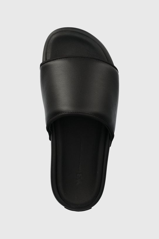 adidas Originals leather sliders Y-3 Slide black FZ6403