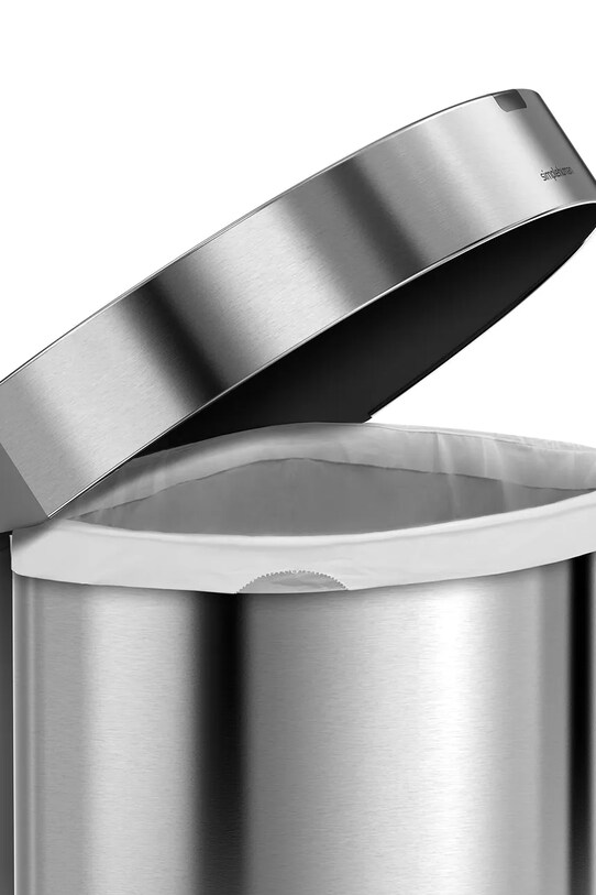 Смітник із датчиком руху Simplehuman Sensor Liner Pocket 45 L сірий ST2009