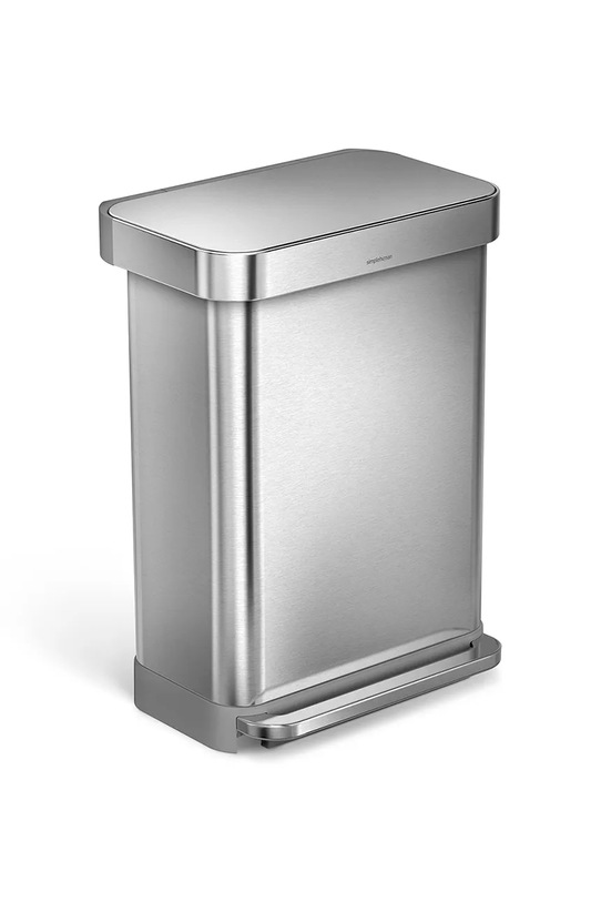 Simplehuman kosz na śmieci Rectangular 55 L CW2023 szary AA00