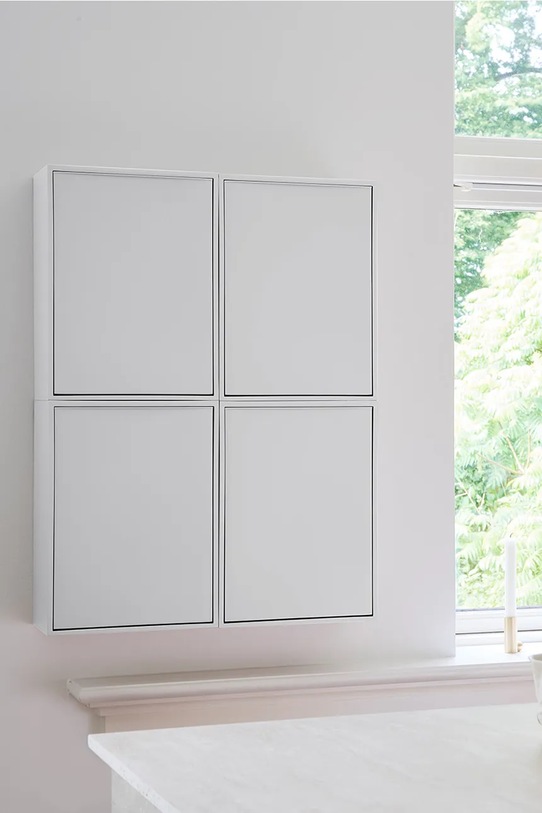 ReCollector kosz na śmieci ścienny Recycling box 30 x 15 x 40 cm SORT13HV biały