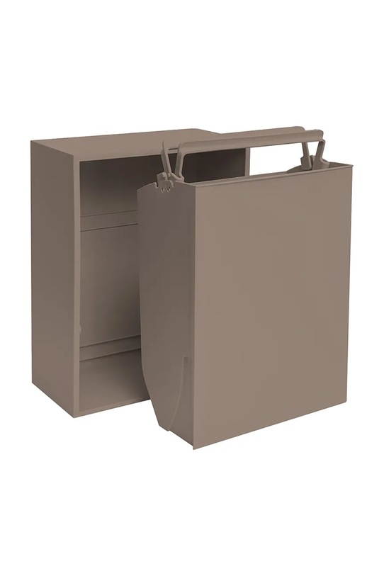 ReCollector kosz na śmieci ścienny Recycling box 30 x 15 x 40 cm brązowy SORT16BR